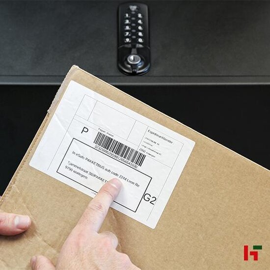 Brievenbussen - Pakketbrievenbus Shopperbox Grijsbruin (RAL 8019) - eSafe