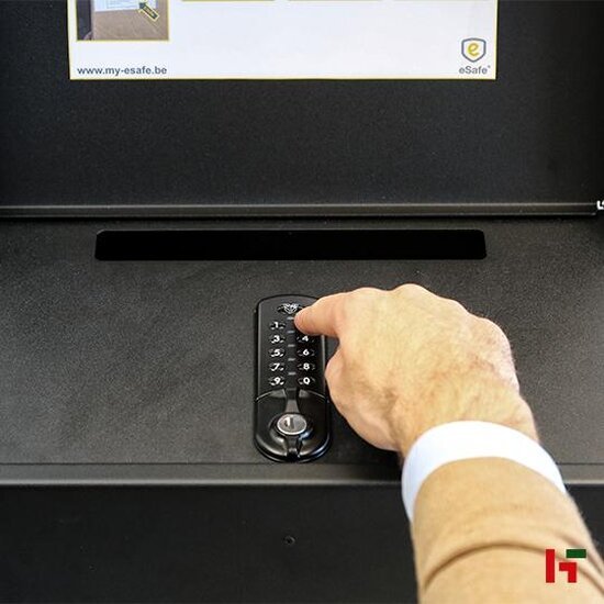 Brievenbussen - Pakketbrievenbus Shopperbox Grijsbruin (RAL 8019) - eSafe