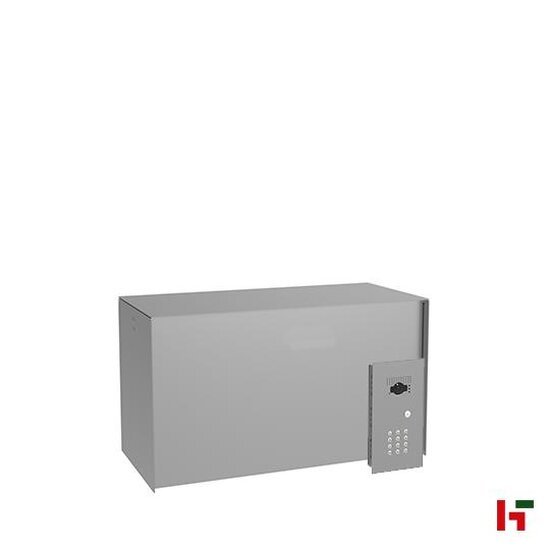 Brievenbussen - Pakketkoffer Bulkbox Connect Blank aluminium (RAL 9006) - eSafe