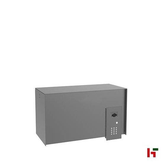 Brievenbussen - Pakketkoffer Bulkbox Connect Grijs aluminium (RAL 9007) - eSafe
