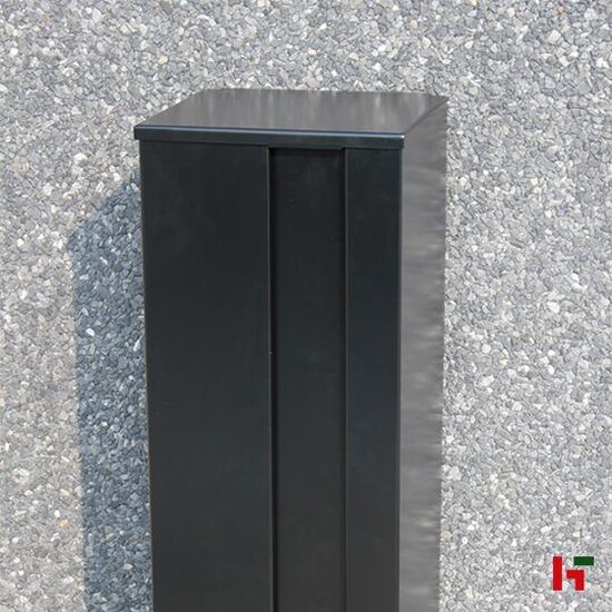 Brievenbussen - Pakketbrievenbus, Collu Gitzwart (RAL 9005) - Geroba