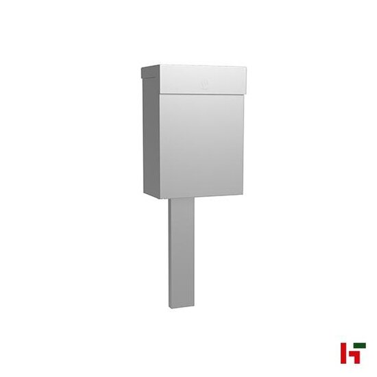 Brievenbussen - Pakketbrievenbus Topak Digital Blank aluminium (RAL 9006) - eSafe