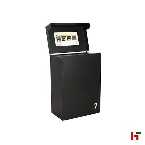Brievenbussen - Pakketbrievenbus Topak Digital Gitzwart (RAL 9005) - eSafe