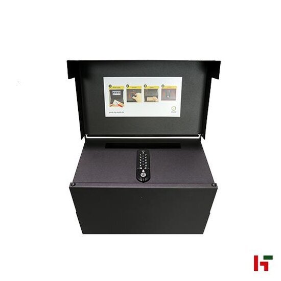 Brievenbussen - Pakketbrievenbus Topak Digital Verkeerswit (RAL 9016) - eSafe