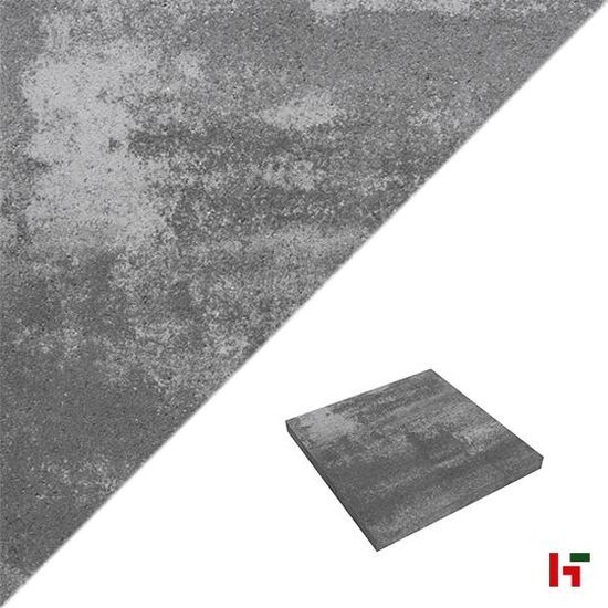 Betontegels - GeoStretto Plus, Megategel Elba 50 x 50 x 4 cm - MBI