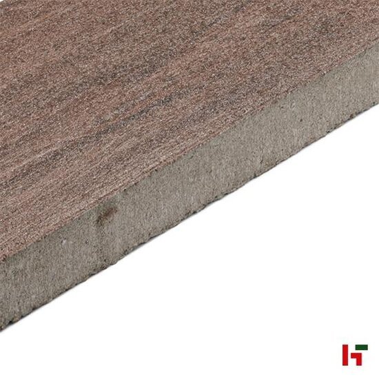 Gecoate betontegels - GeoProArte® Wood, Gecoate Terrastegel Dark Oak 120 x 30 x 6 cm - MBI