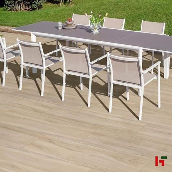 Keramische tegels - TwentyGres Parket, Keramische Terrastegel Miele 120,8 x 30 x 2 cm - MBI