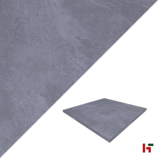Keramische tegels - TwentyGres Rail, Keramische Terrastegel Grey 60,4 x 60,4 x 2 cm - MBI