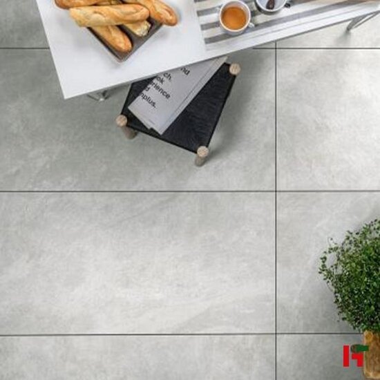 Keramische tegels - TwentyGres Rail, Keramische Terrastegel Silver 60,4 x 60,4 x 2 cm - MBI