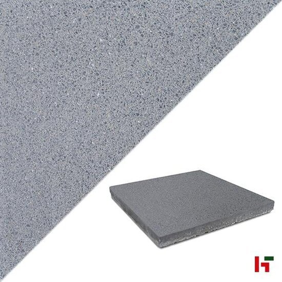Gecoate betontegels - Terrastegel Gecoat - Vlak Grijs 60 x 60 x 4,0 cm - Rodal