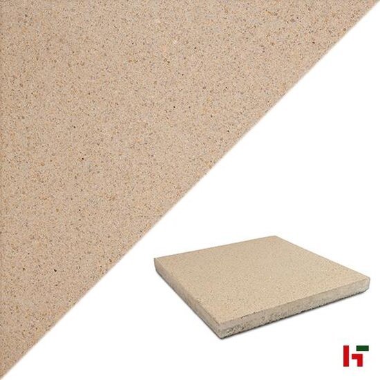 Gecoate betontegels - Terrastegel Gecoat - Vlak Beige 40 x 60 x 3,9 cm - Rodal