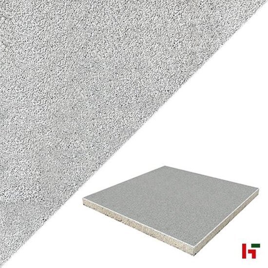 Betontegels - Rockstone, Megategel Silver Light Intens 100 x 100 x 6 cm - Stone & Style