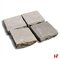 Platines - Kandla, Natuursteen Platines - Zandsteen 10 x 10 x 3 - 5 cm Gekliefd Natuurruw Grey - Stoneline