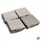 Platines - Kandla, Natuursteen Platines - Zandsteen 14 x 14 x 3 - 5 cm Gekliefd Natuurruw Grey - Stoneline