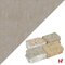 Platines - Kandla, Natuursteen Platines - Zandsteen 14 x 20 x 7 - 9 cm Gekliefd Natuurruw Mix - Stoneline