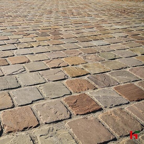 Platines & nieuwe kasseien - Kandla, Platines Kasseien Project pak x 5 cm Gekliefd Natuurruw Mix - Stoneline