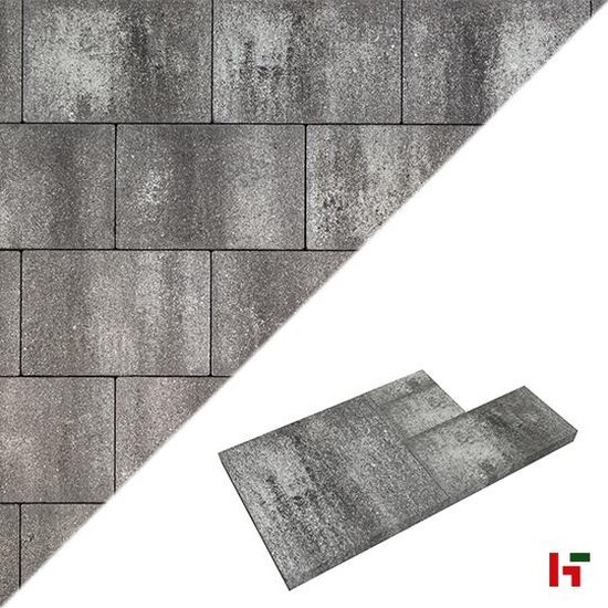 Betontegels - Realta, Multiformaat Dusk Groot wildverband x6cm - Stoneline