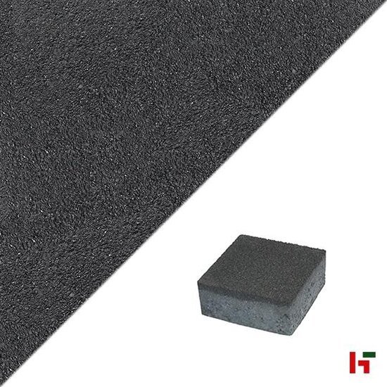Betonklinkers - Infinito Texture, Betonklinker Black 15 x 15 x 6 cm - Marlux