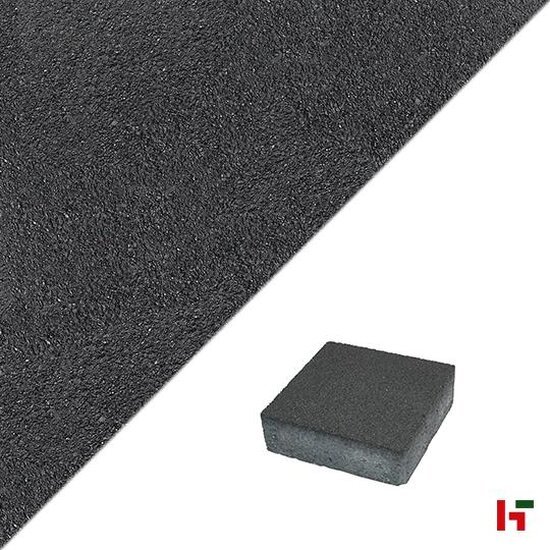 Betonklinkers - Infinito Texture, Betonklinker Black 20 x 20 x 6 cm - Marlux