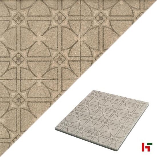 Gecoate betontegels - Mosaic, Gecoate Terrastegel Stellar 60 x 60 x 3 cm - Marlux