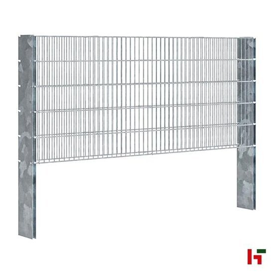 Grindkorven - 2D I-profiel paal voor steenschutting 190 x 1,5 x 1800 mm 123 cm - Van Merksteijn