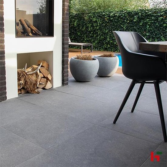 Keramische tegels - Conception, Keramische Terrastegel Ruvido Luce 90 x 90 x 2 cm - Stone Base