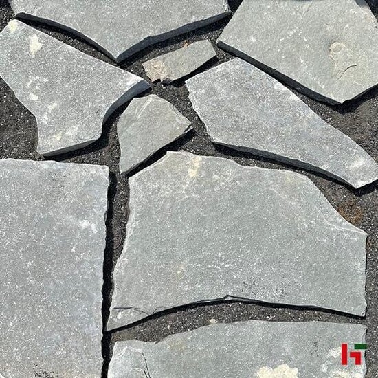 Natuursteentegels - Tandur, Natuursteen Flagstone - Kalksteen Grey - Private label