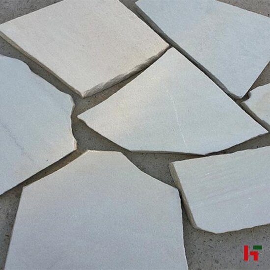 Natuursteentegels - Kandla Multicolor, Flagstone Gezandstraald - Zandsteen M - 60kg/m² - 8-12 st/m² - 1-3 cm dik - Private label