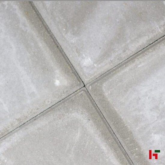 Betontegels - Basic, Betontegel met velling Grijs 30 x 30 x 4,5 cm - Stone & Style