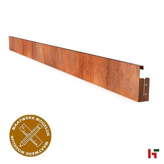 Afboording - Cortenedge afboording, Recht Gezet 290 mm 3 mm 2200 mm - Private label