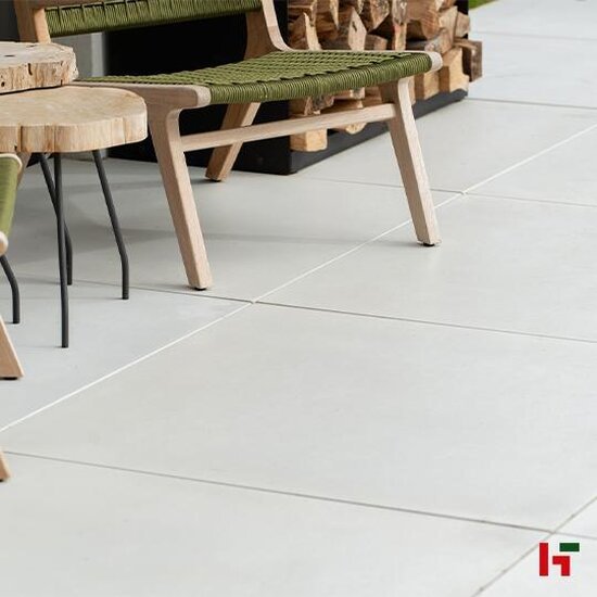 Betontegels - Megasmooth, Megategel Cream Velvet 100 x 100 x 10 cm - Stone & Style