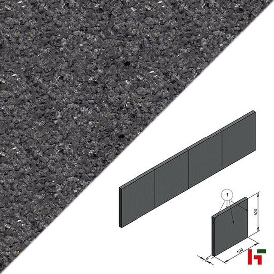 Palissades - Rockstone Palissadeband Diamond Intense 100 x 8 cm 100 cm - Stone & Style