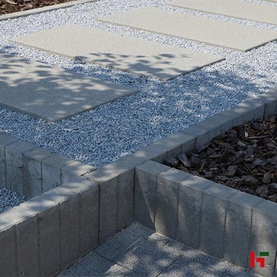 Palissades - Palissadeband "Recht" Grijs 50 x 8 cm 50 cm - Private label