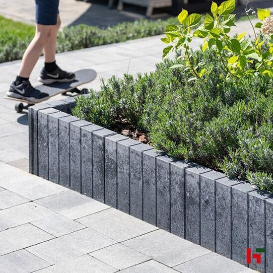 Palissades - Palissadeband "Recht" Zwart 50 x 6 cm 35 cm - Private label