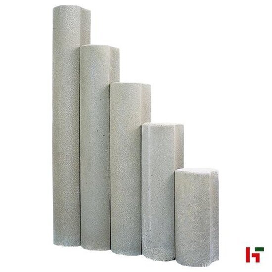 Palissades - Ronde palissade Grijs 100 cm Ø 20 cm - Private label