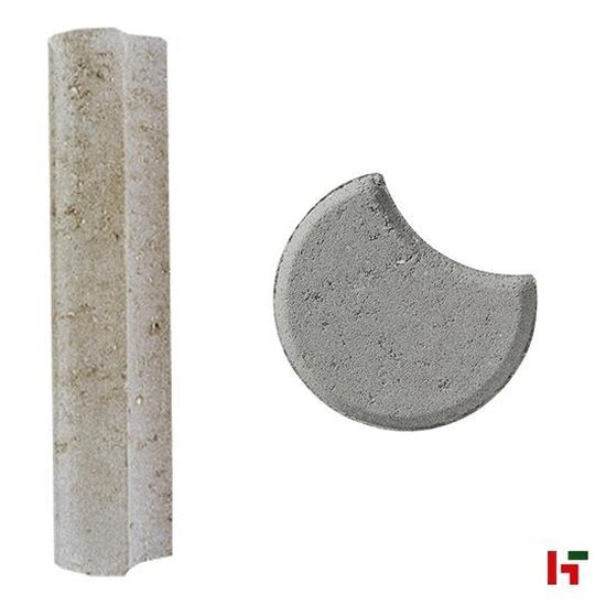 Palissades - Ronde palissade Grijs 200 cm Ø 20 cm - Private label
