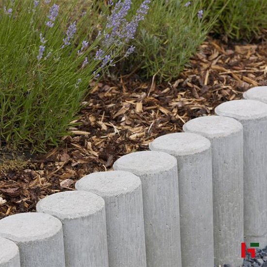 Palissades - Ronde palissade Grijs 200 cm Ø 20 cm - Private label