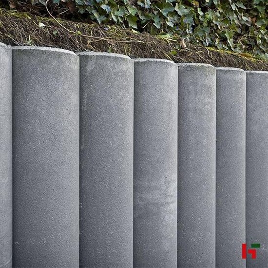 Palissades - Ronde palissade Grijs 200 cm Ø 20 cm - Private label
