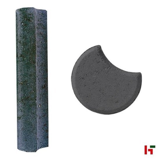 Palissades - Ronde palissade Zwart 80 cm Ø 15 cm - Private label