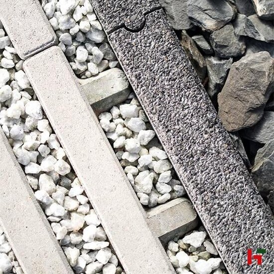 Boordstenen - Rockstone Boordsteen Blue Steel Intense 100 x 6 x 20 cm - Stone & Style