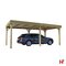 Houten carports - Carport, Verso - 3000 x 6000 mm  - Cartri