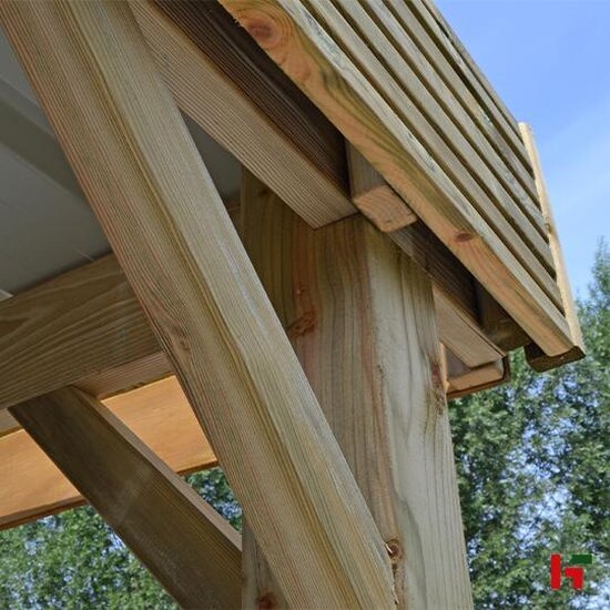 Houten carports - Carport, Verso - 3000 x 6000 mm  - Cartri