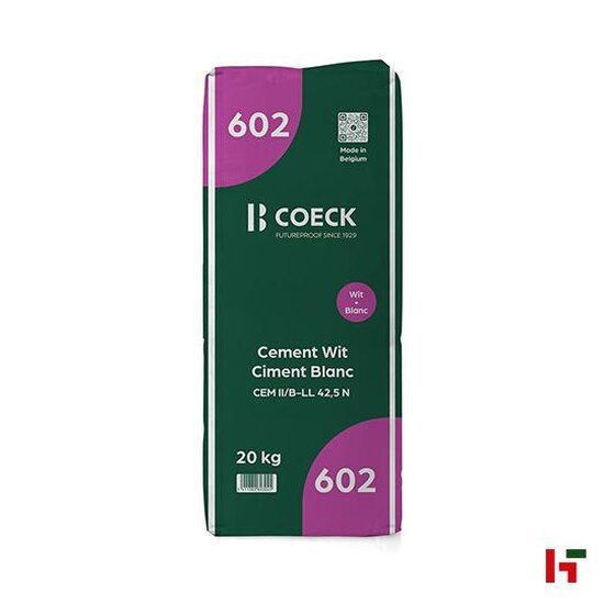 Cement & mortels - Witte cement, Zakgoed COE CEM II/B-LL 42,5 N PE zak 20 kg - Tiemix