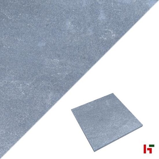 Natuursteentegels - Bluestone H51 Hardsteen, Natuursteen Terrastegel Antique look - Blauwsteen 50 x 50 x 3 cm - Private label