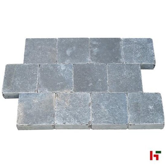 Natuursteentegels - Bluestone H51 Hardsteen, Natuursteen Terrastegel Antique look - Blauwsteen 20 x 20 x 3 cm - Private label