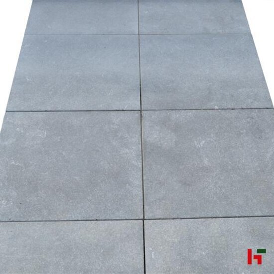Natuursteentegels - Bluestone H51 Hardsteen, Natuursteen Terrastegel Gezandstraald - Blauwsteen 50 x 50 x 3 cm - Private label
