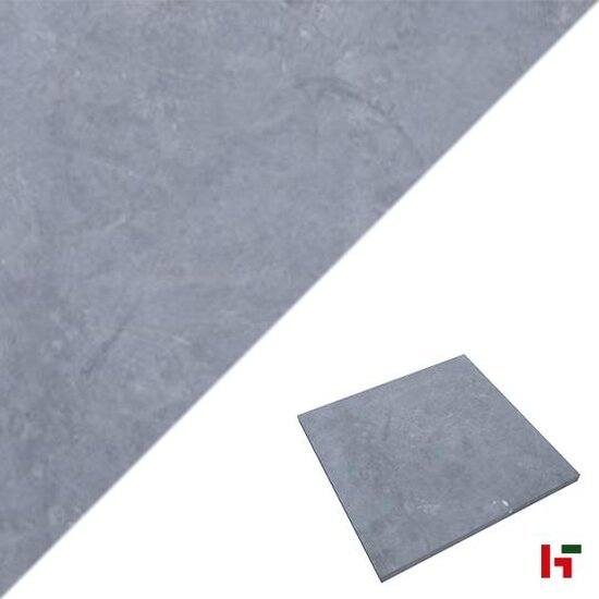 Natuursteentegels - Bluestone H51 Hardsteen, Natuursteen Terrastegel Geschuurd - Blauwsteen 60 x 60 x 3 cm - Private label