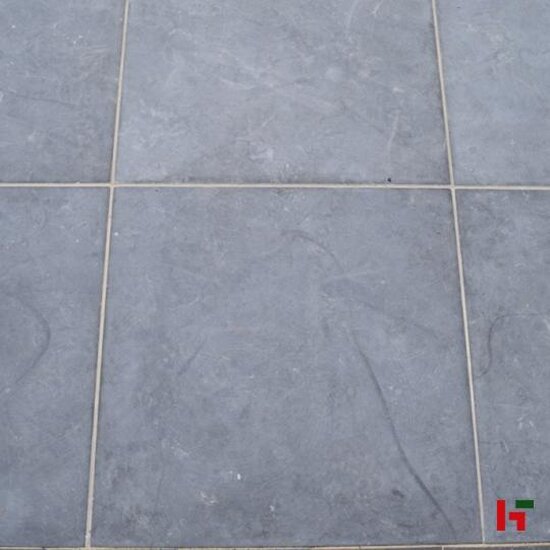 Natuursteentegels - Bluestone H51 Hardsteen, Natuursteen Terrastegel Geschuurd - Blauwsteen 80 x 80 x 3 cm - Private label