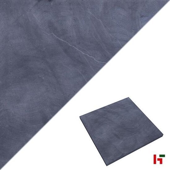 Natuursteentegels - Vietnamese Hardsteen, Natuursteen Terrastegel Ortis - Blauwsteen 50 x 50 x 2,5 cm - Private label