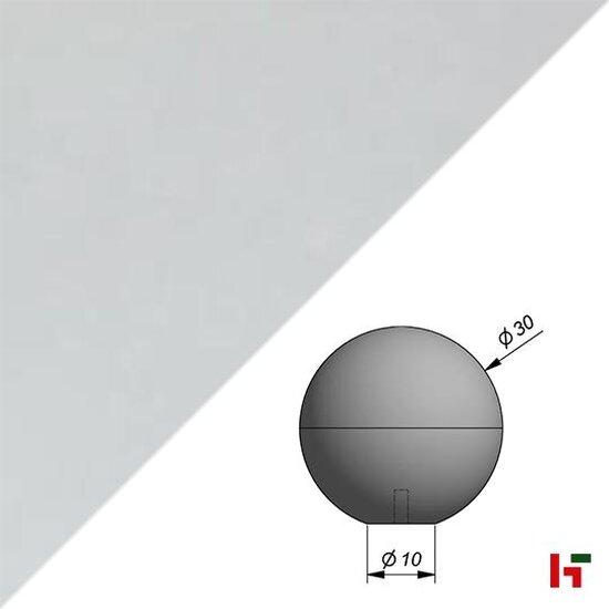 Tuinmeubilair - Parti-Sphere Smooth Grey Velvet 40 cm 60 cm - Stone & Style